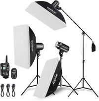 Godox 750W Professional Studio Strobe Flash Light Kit and more