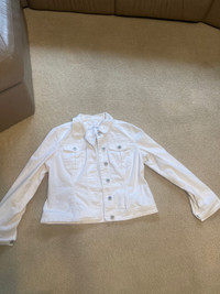  White denim jacket 