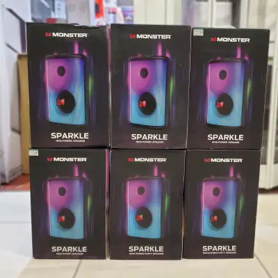 Monster Sparkle Bluetooth Portable Party Speaker, View more