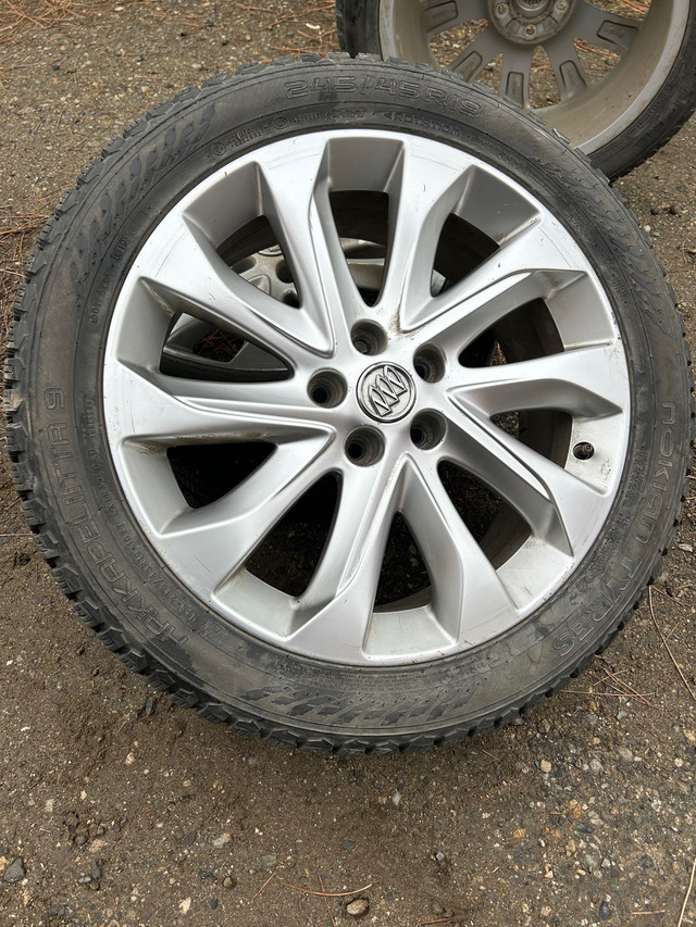 19”Buick/Chevy Rims & Winter tires in Tires & Rims in Vernon