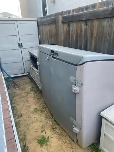 Garden storage shed 56” x 30” x 4’ high. $160 OBO