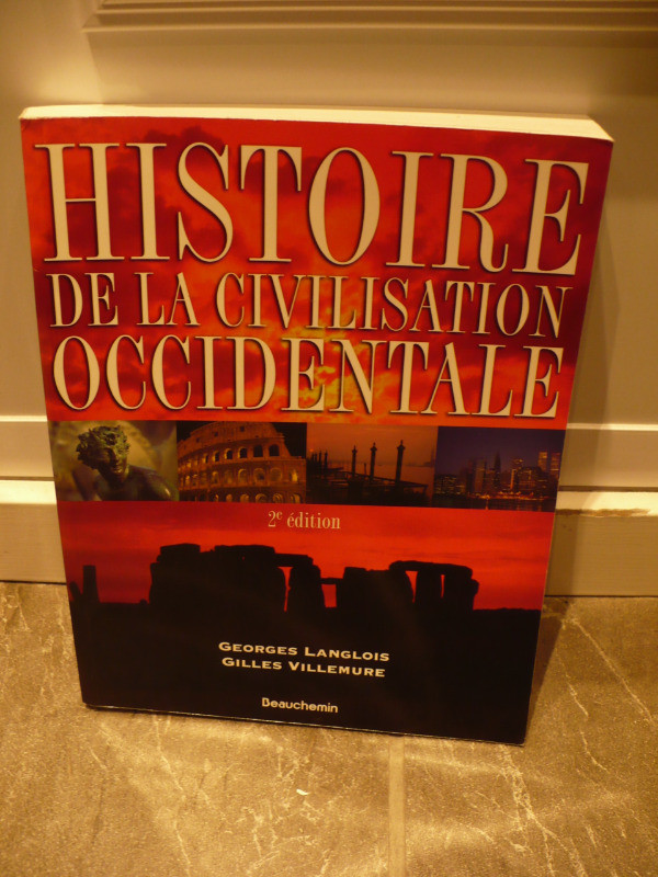 HISTOIRE DE LA CIVILISATION OCCIDENTALE ( 2 E ÉDITION- 1996 ) dans Autre  à Longueuil/Rive Sud