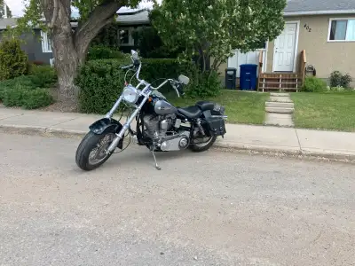 1985 Harley FXWG. Barn find beautifully upgraded low mileage bike. Been sitting for many years but a...