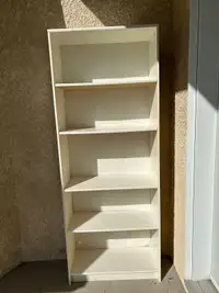 Bookcase white & Side Table