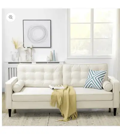 Button tufted sofa, View more
