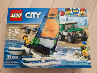 Brand new Lego City 4x4 with Catamaran (#60149)