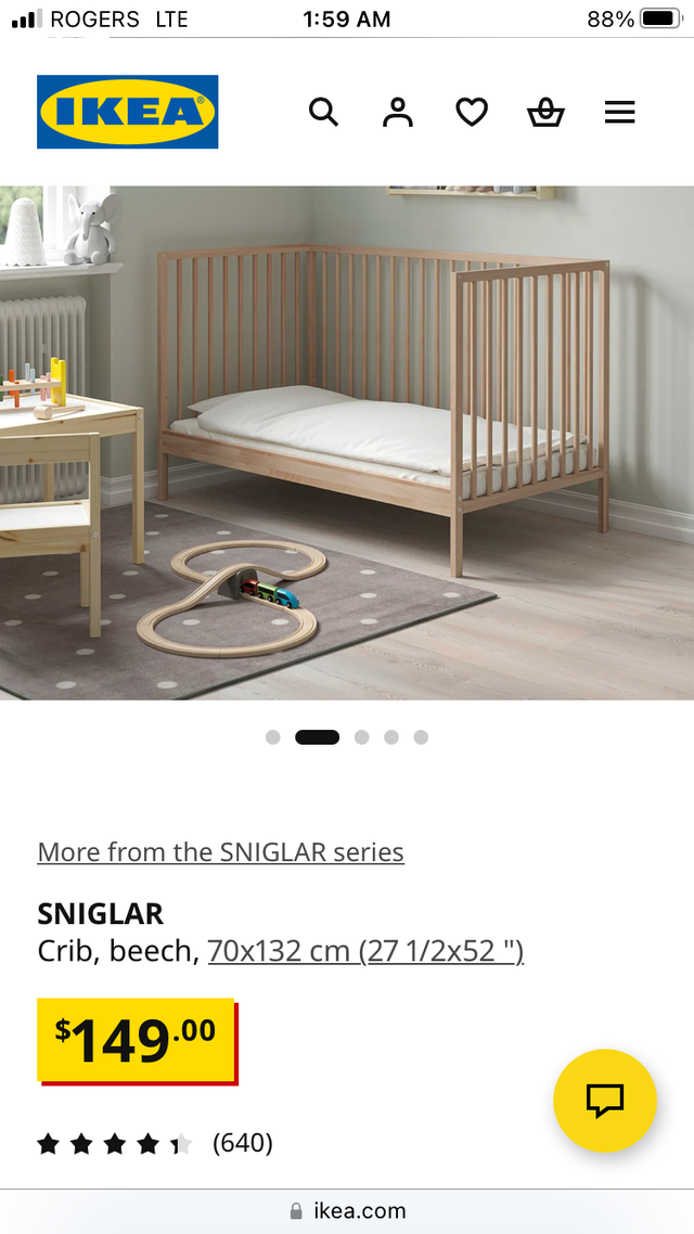IKEA SNIGLAR small children’s bed in Beds & Mattresses in Vancouver - Image 4