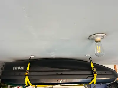 Hike roof box. Was used on Honda CR-V but can mount on other vehicles. Used 1 week/year for 8 years...