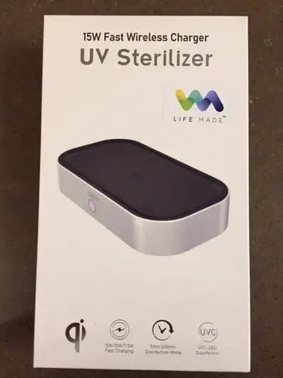 Life Made Pure UV Station Pro Wireless Phone Sterilizer Charger, View more