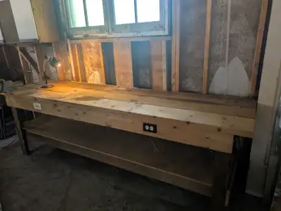 Work Bench with Cast Iron grip, View more