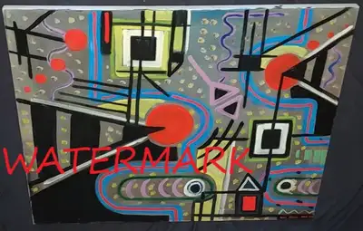 ORIGINAL ABSTRACT PAINTING, O/C, TITLED, SIGNED & DATED, View more