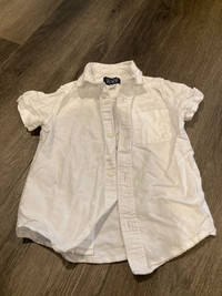 White 4T button up collared shirt (Children’s Place)