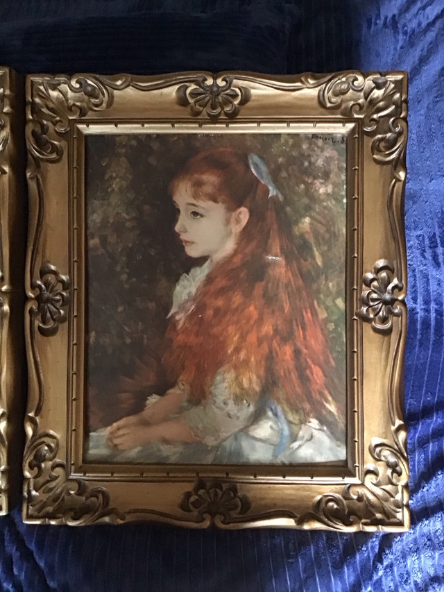 Picture Frames Vintage Ornate Renoir Tovine Winde Lithographs dans Art et objets de collection  à Sudbury - Image 2