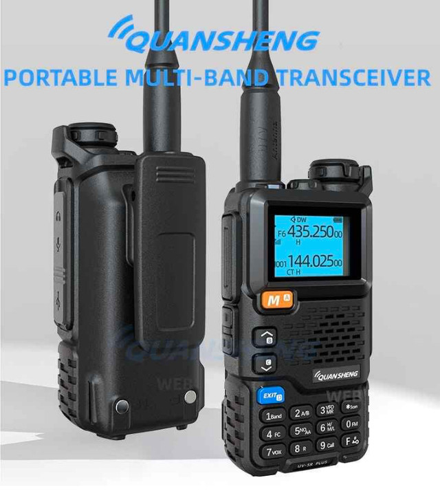 Quansheng UV 5R PLUS (UV-K5) VHF/UHF Ham Airband Radio Unlocked in General Electronics in City of Toronto - Image 2