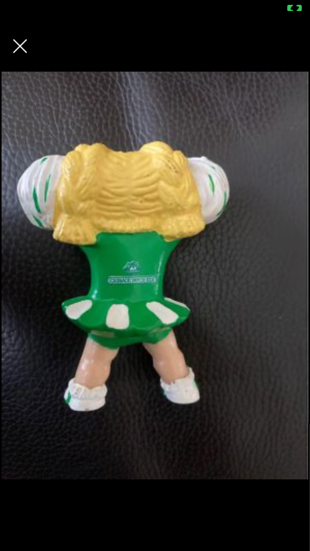 Cabbage Patch Kids Mini PVC Figure Cheerleader in Green Outfit. in Arts & Collectibles in London - Image 2