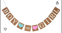 Boy or Girl Banner Gender Reveal