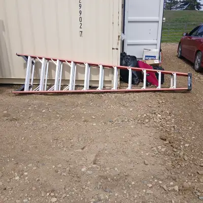 12 foot fiberglass ladder in excellent condition. Asking price $250.00 firm price
