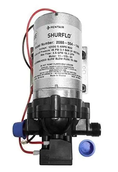 Fresh Water Pump, 12 Volts, 3.5 Gallons Per Minute, 45 Psi Shurflo 2088-554-144 Brand New and tested...