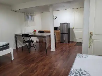 From May 1st, 2026 available. Looking rent a brand new fully furnished basement . Very close to high...