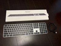 Apple Magic Keyboard w/ Touch ID + numeric keypad (black/silver)