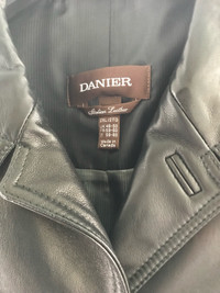 Men’s Black Leather Blazer/Jacket - 2XL Brand New Never worn