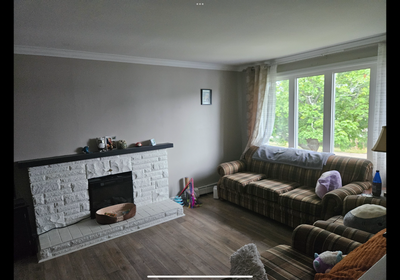 Cowan Heights upstairs house for rent starting Jan.1 3 bedrooms and 1 bathroom with a large living r...