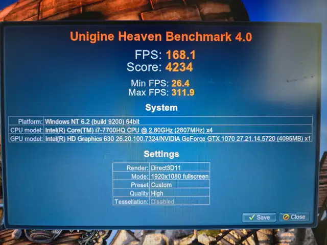 Gaming PC | Intel i7 | 32Gb RAM | SSD 256Gb + 1Tb HDD | GTX 1070 in Laptops in Laval / North Shore - Image 4