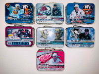 7X DART FLIPCARDS-NHL BOÎTES LUNCH/MINI LUNCH BOXES (C024)