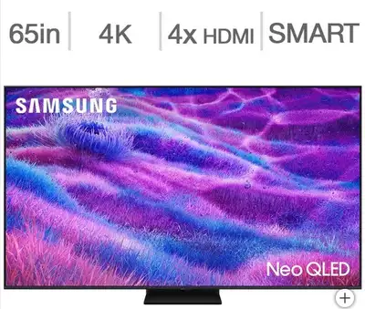 Télévision NEO QLED 65'' QN65QN80FAFXZC 4K 120Hz Smart Samsung, View more