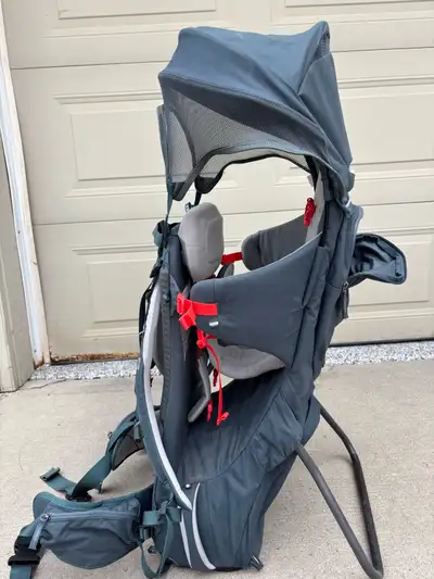 Child carrier backpack in very good condition. It was very comfortable carrying our kids on hikes in...