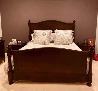 Restoration Hardware King Bed Solidwood , View more