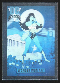 1992 DC Comics Hologram Justice League Trading Card Wonder Woman