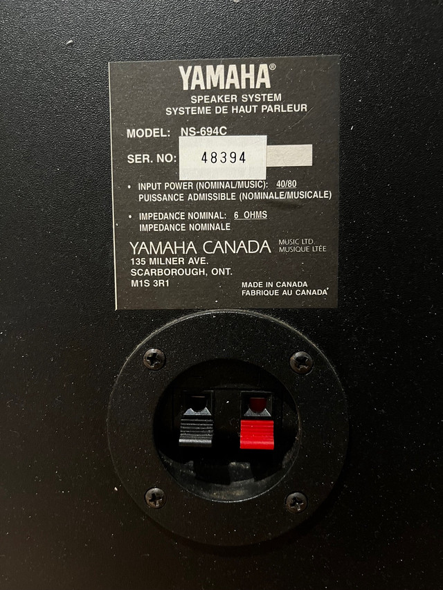 Yamaha Speakers in Speakers in City of Toronto - Image 2