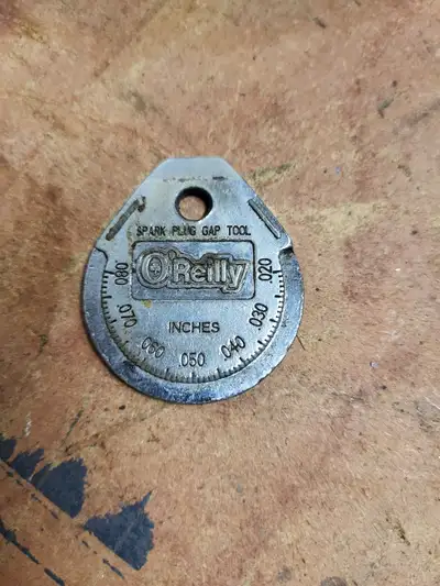 Vintage O'Reilly Spark Plug Gap Tool made in USA