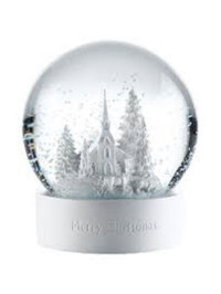 Wedgwood Christmas Scene Timeless Festive Snow Globe.