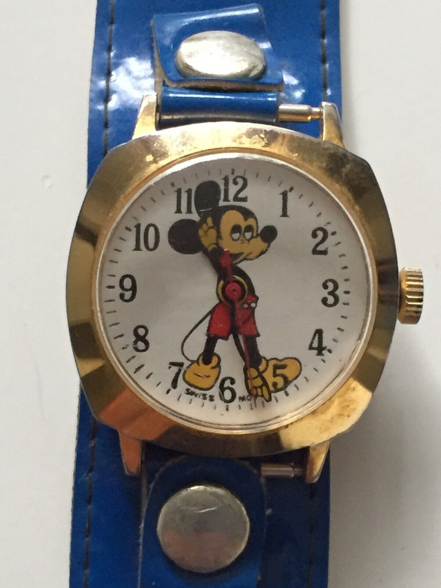 Vintage 1960s Unauthorized Mickey Mouse Watch in Arts & Collectibles in North Bay