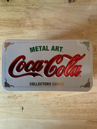 Coca Cola metal art cards