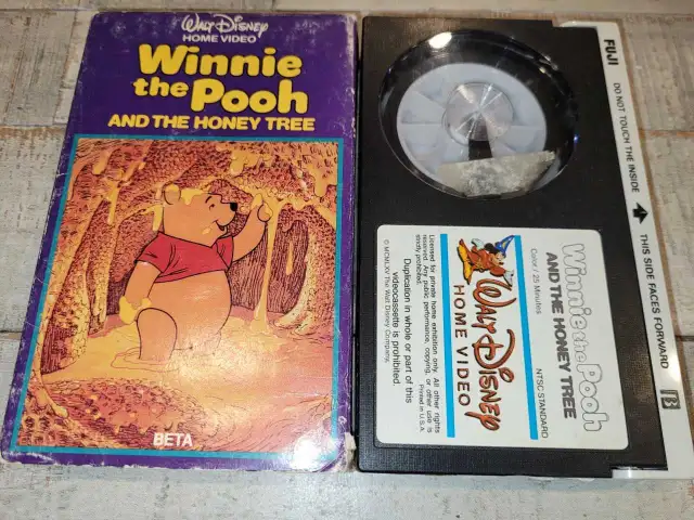 Walt Disney Winnie the Pooh and the Honey Tree Beta Tape