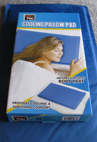 Total Vision Cooling Pillow Pad No Refrigeration Required New