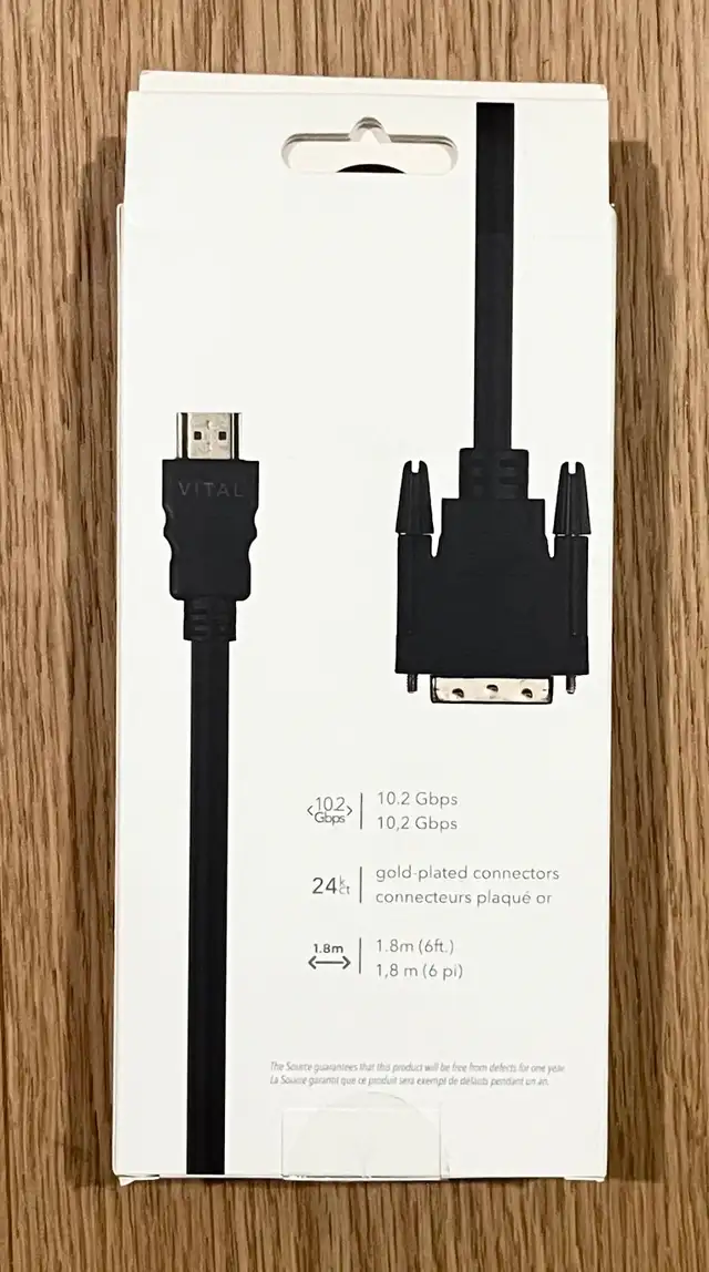 Brand New HDMI TO DVI CABLE in Cables & Connectors in City of Toronto - Image 3