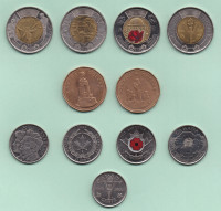 Collection of Remembrance Day Coins