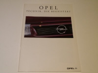 Brochure Opel 1993, Vectra, Corsa, Astra, Calibra, Omega, etc