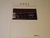 Brochure Opel 1993, Vectra, Corsa, Astra, Calibra, Omega, etc