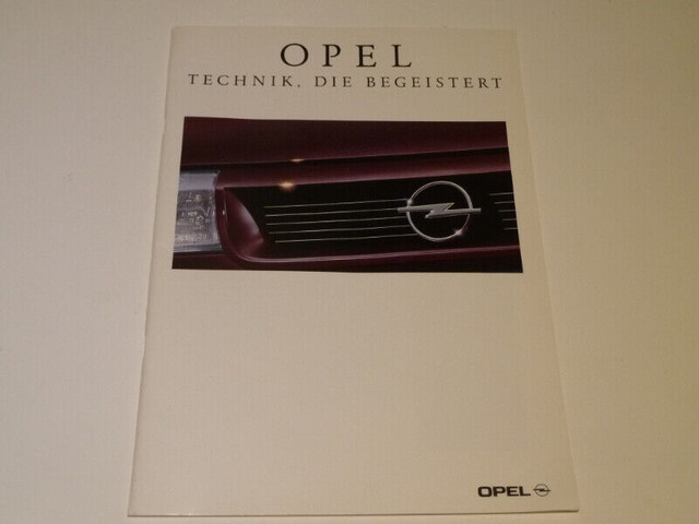 Brochure Opel 1993, Vectra, Corsa, Astra, Calibra, Omega, etc dans Art et objets de collection  à Laval/Rive Nord