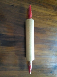 1969 Rolling Pin with Red Handles