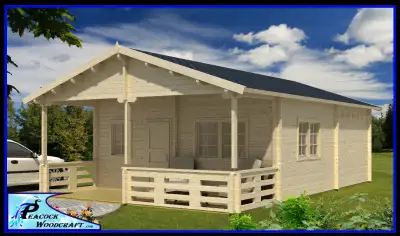 Garden Sheds Sunroom Bunkhouse Cabin Cottage Log Kits, View more