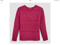 Joe Fresh Fuchsia Sweater - Large - NWT