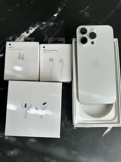 iPhone 15 Pro Max 512gb **Airpods/Fast Charger/Delivery**, View more