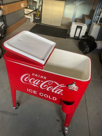 Retro COCA-COLA 60 qt Cooler Stand