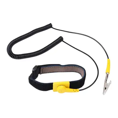 Anti Static Wrist Strap, Grounding Bracelet with Alligator Clip and Extendable Long Cable